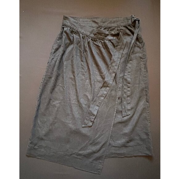 A New Day Black Wrap Skirt - Picture 3 of 5